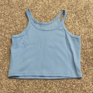 Blue tank top